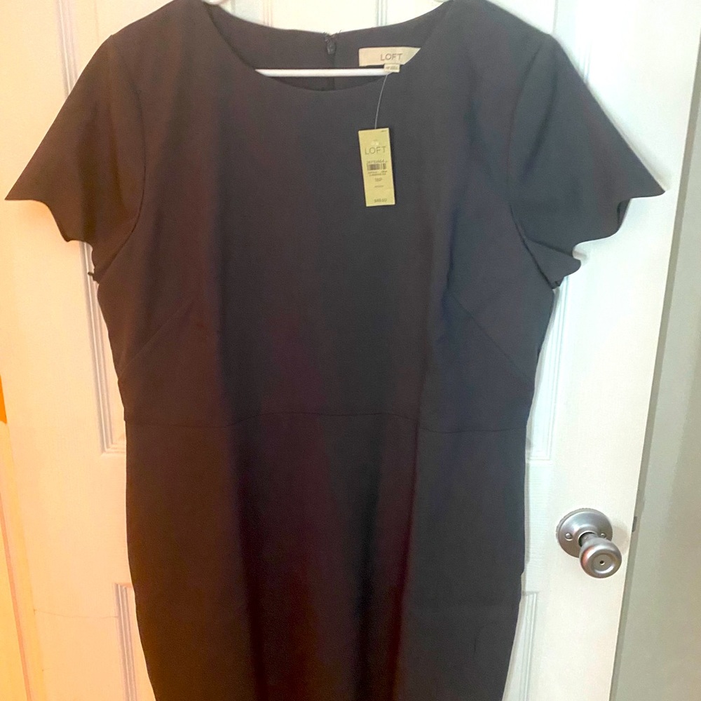 NWT - adorable slate gray/blue work dress
